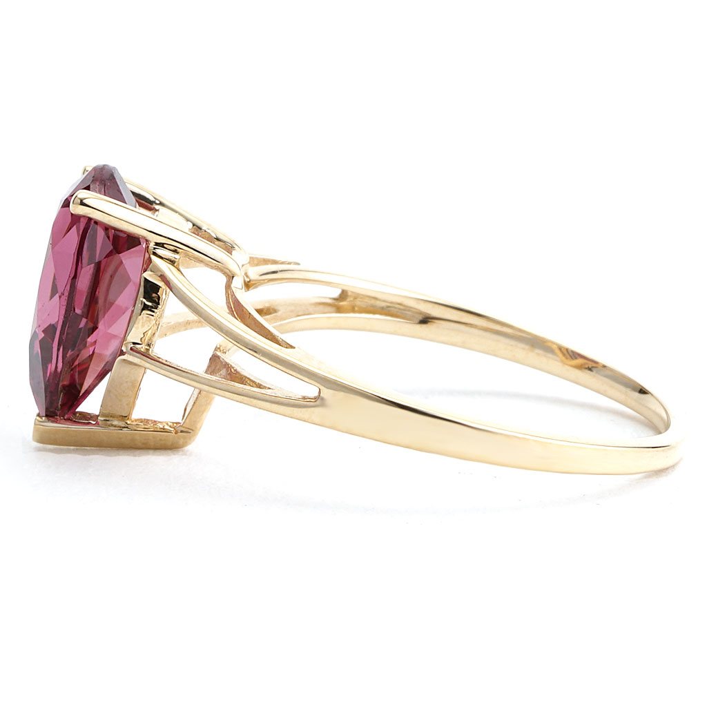 Garnet Pear Shaped Solitaire Ring In Yellow Gold New York Jewelers