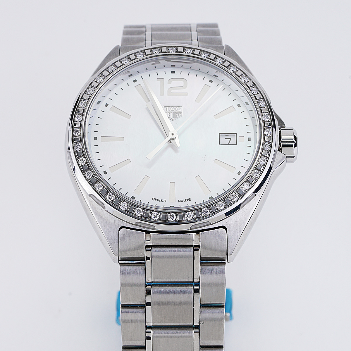 Tag Heuer Formula 1 Mother of Pearl and Diamond 35mm Circa 2021 Unworn New York Jewelers Chicago