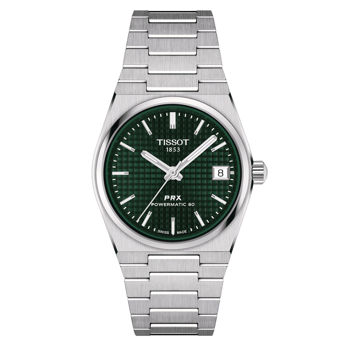 Tissot PRX Powermatic 80 35mm Green Dial Stainless Band New York