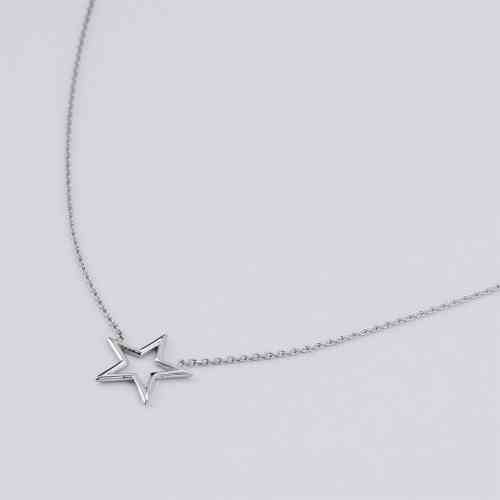 Single star online necklace