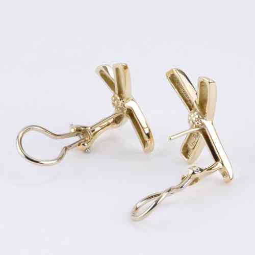 Tiffany & Co. Paloma Picasso Graffiti Extra Large X Earrings