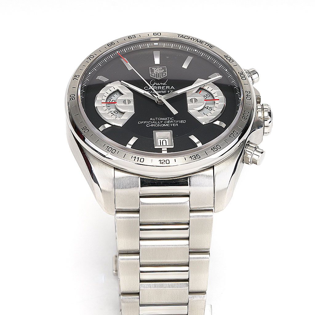 Tag Heuer Grand Carrera 17 Black Chronograph New York Jewelers Chicago