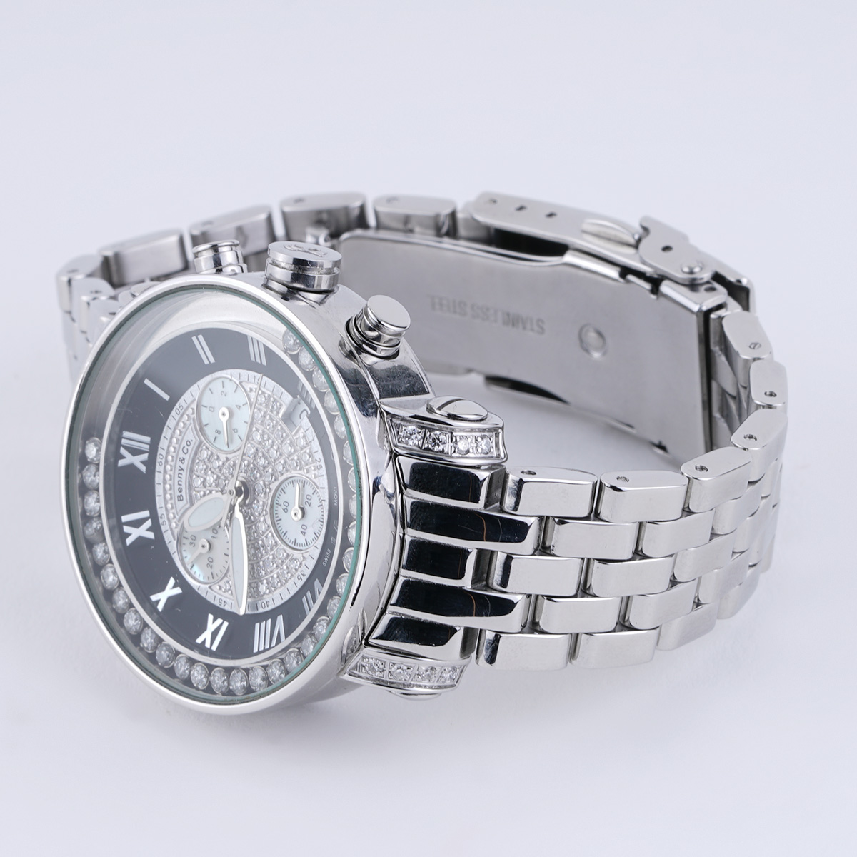 6.5 Carats G VS Diamonds Swiss Made Mens Diamond Watch Benny and Co 968283