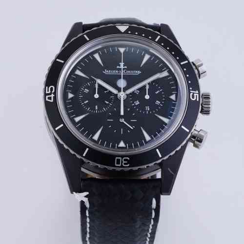 Jaeger LeCoultre Deep Sea Chrono Cermet Black Dial 44mm Circa