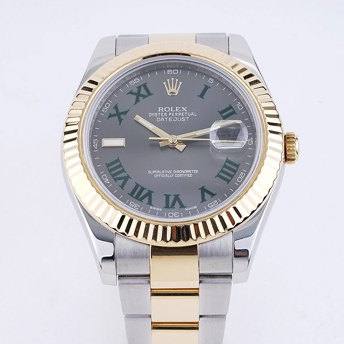 Rolex datejust clearance two tone 41mm