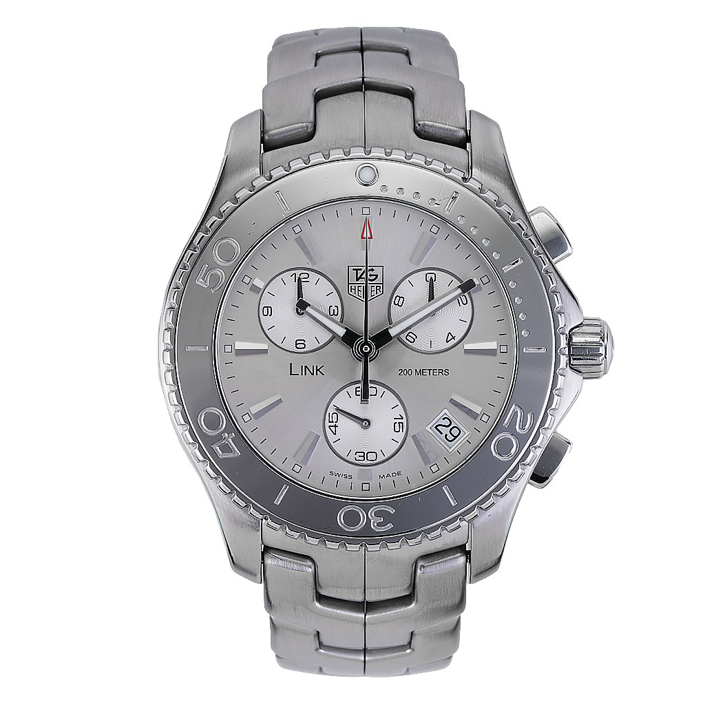 TAG Heuer Link Silver Dial Chronograph | New York Jewelers Chicago