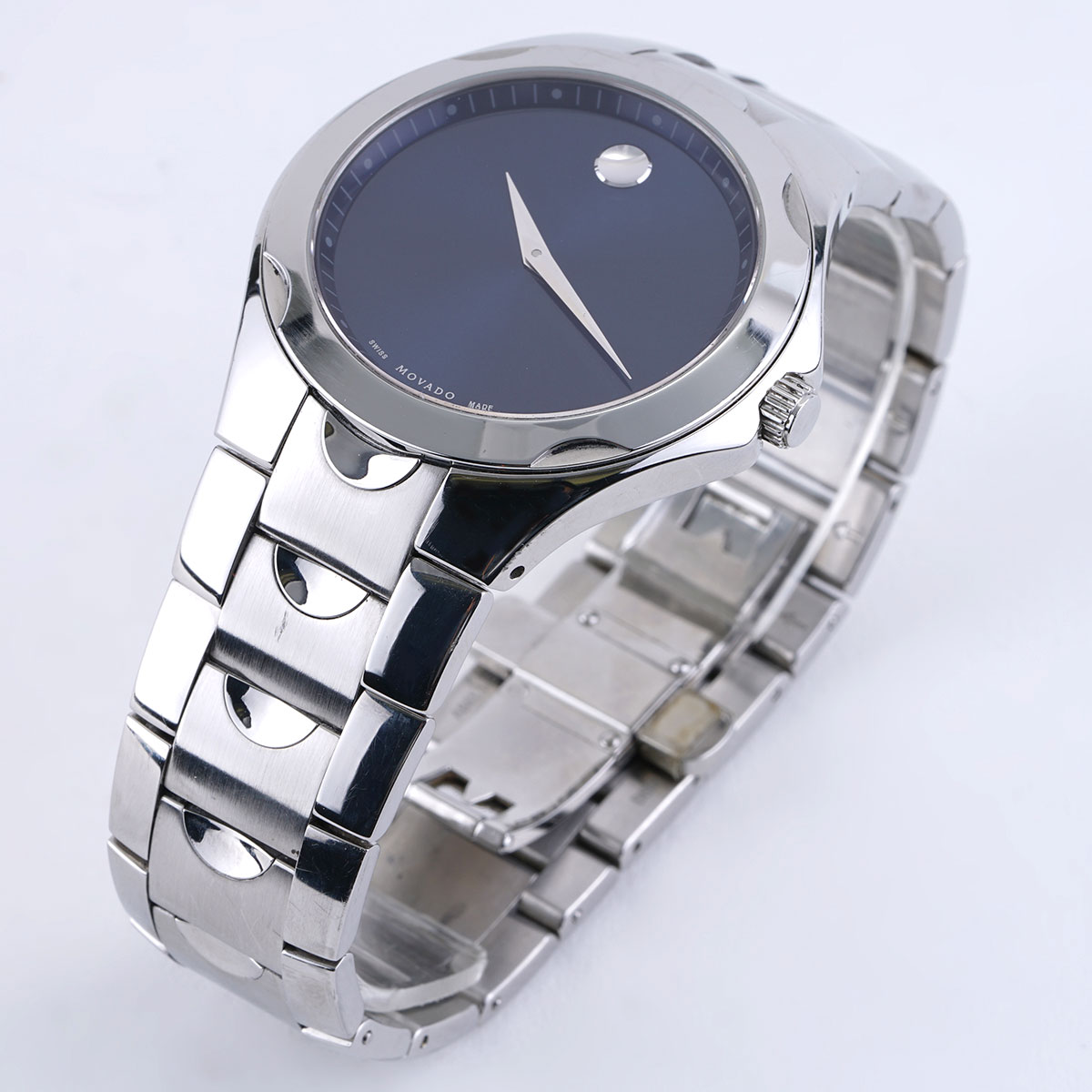 Movado 2024 luno silver