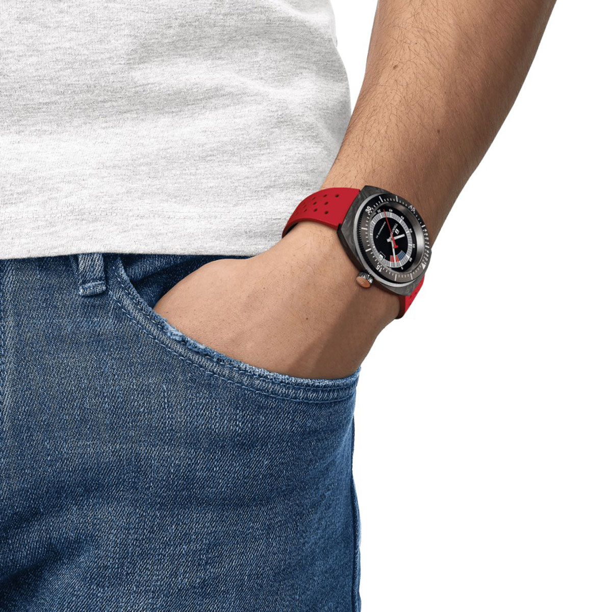 Tissot shop red strap