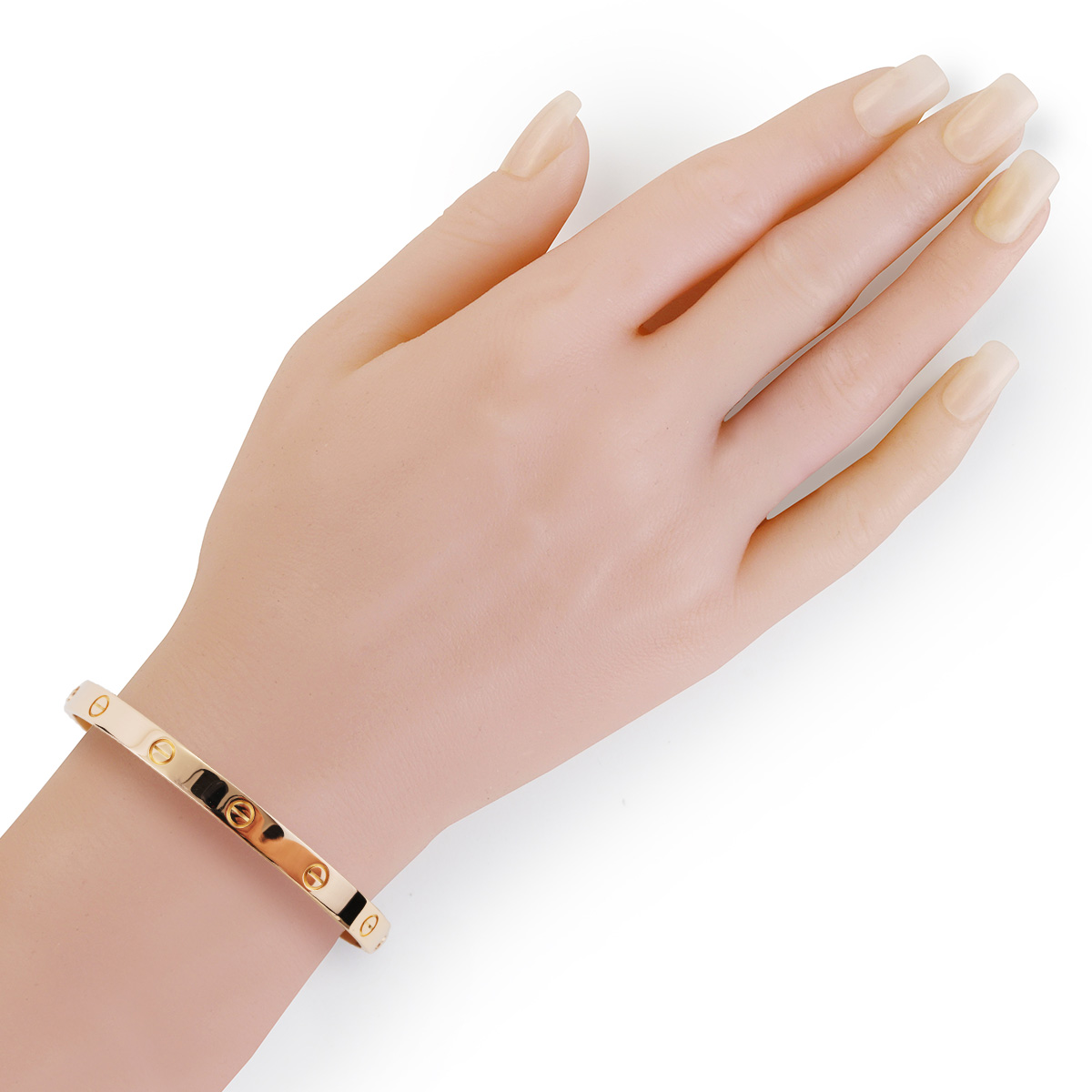 Cartier Love Collection Bangle Classic Rose Gold Model in Size 19 