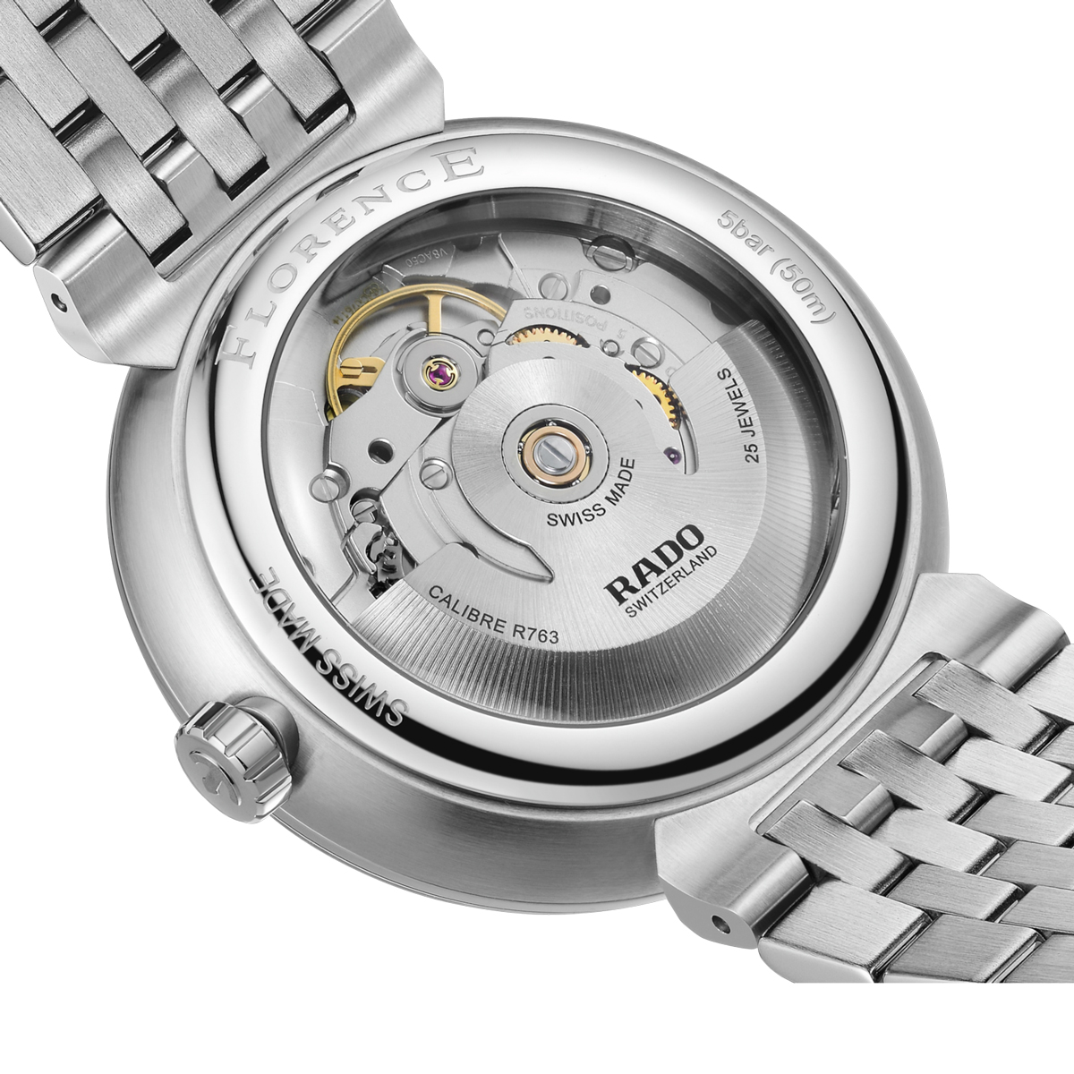Rado Florence Automatic Blue Diamond Dial Stainless Band | New