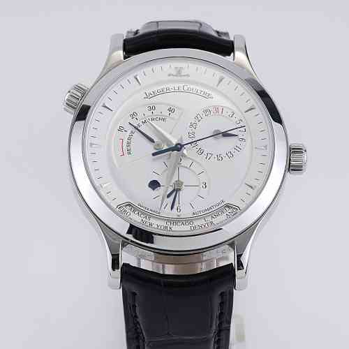 Jaeger-LeCoultre Master Control Geographic Dual Time Date Automatic Steel