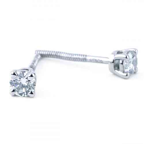 Tiffany & Co. 0.22 CTTW Diamond Stud Earrings in Platinum | New 