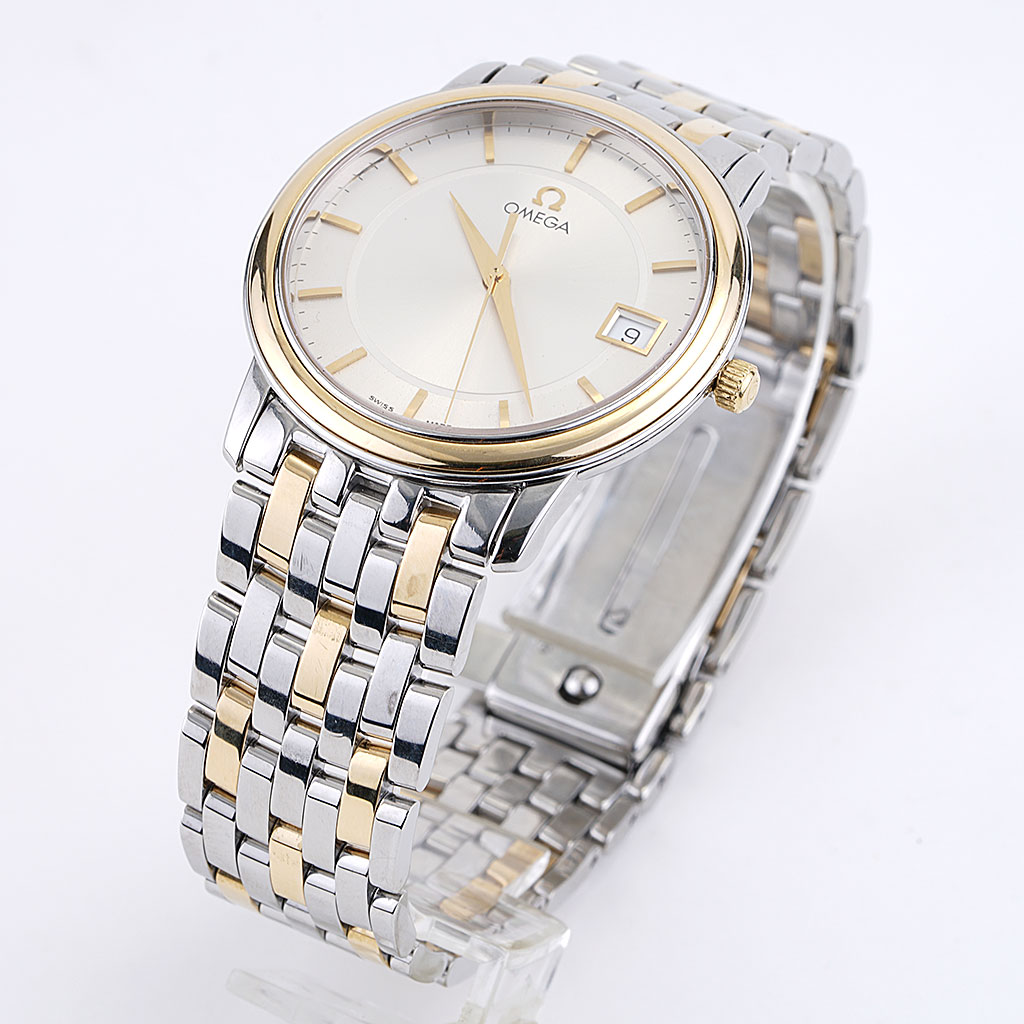 Omega Deville Prestige Two-Tone Silver Dial 34.5mm Circa 2005