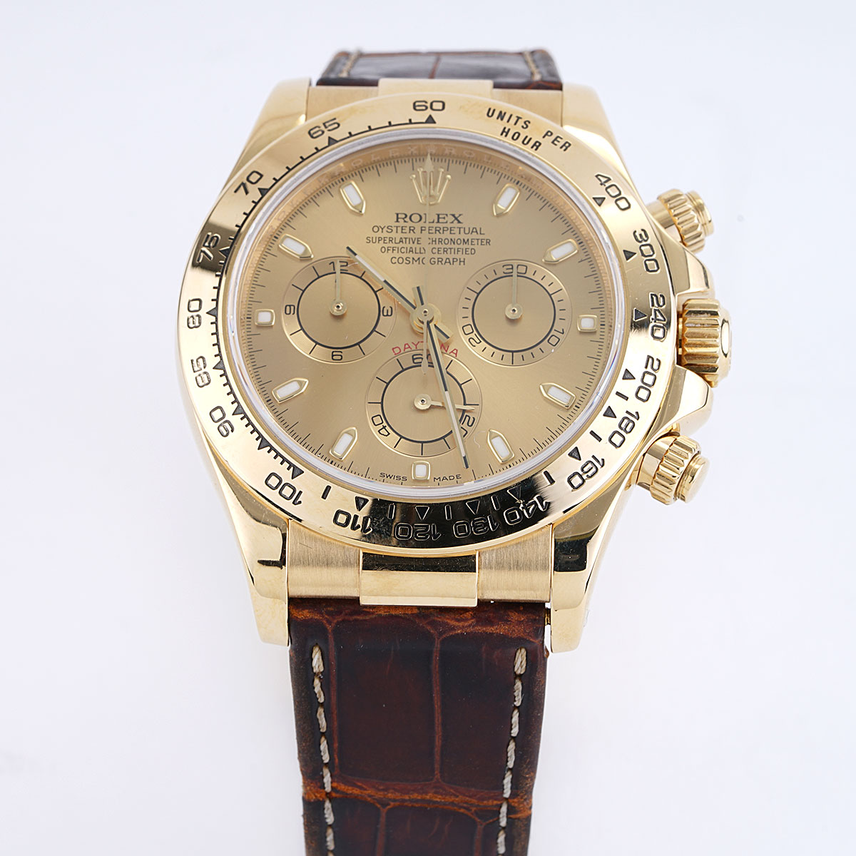 Rolex Daytona Yellow Gold Circa 2007 | New York Jewelers Chicago