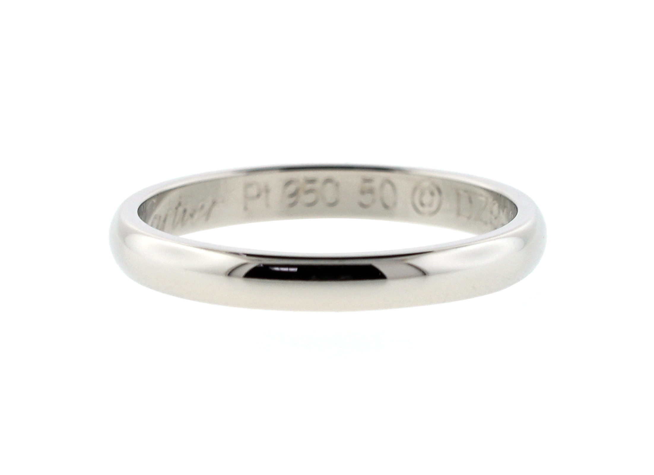 cartier classic wedding band price