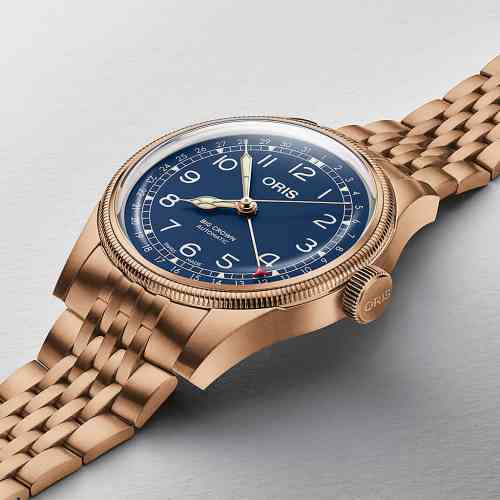 Oris Big Crown Bronze Pointer Date Blue Dial