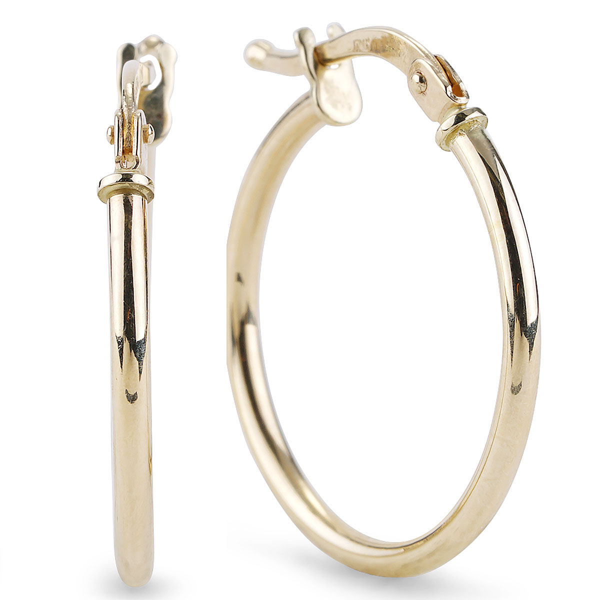 14k 1.5mm Hoop Earrings shops