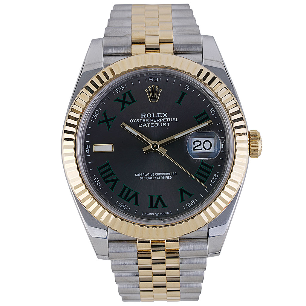 Rolex Datejust Wimbledon Tone Jubilee 126333 | New York Jewelers Chicago