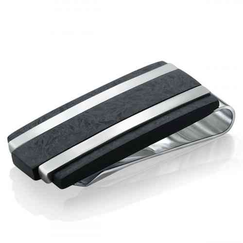 Montblanc Stainless Steel Money Clip Silver