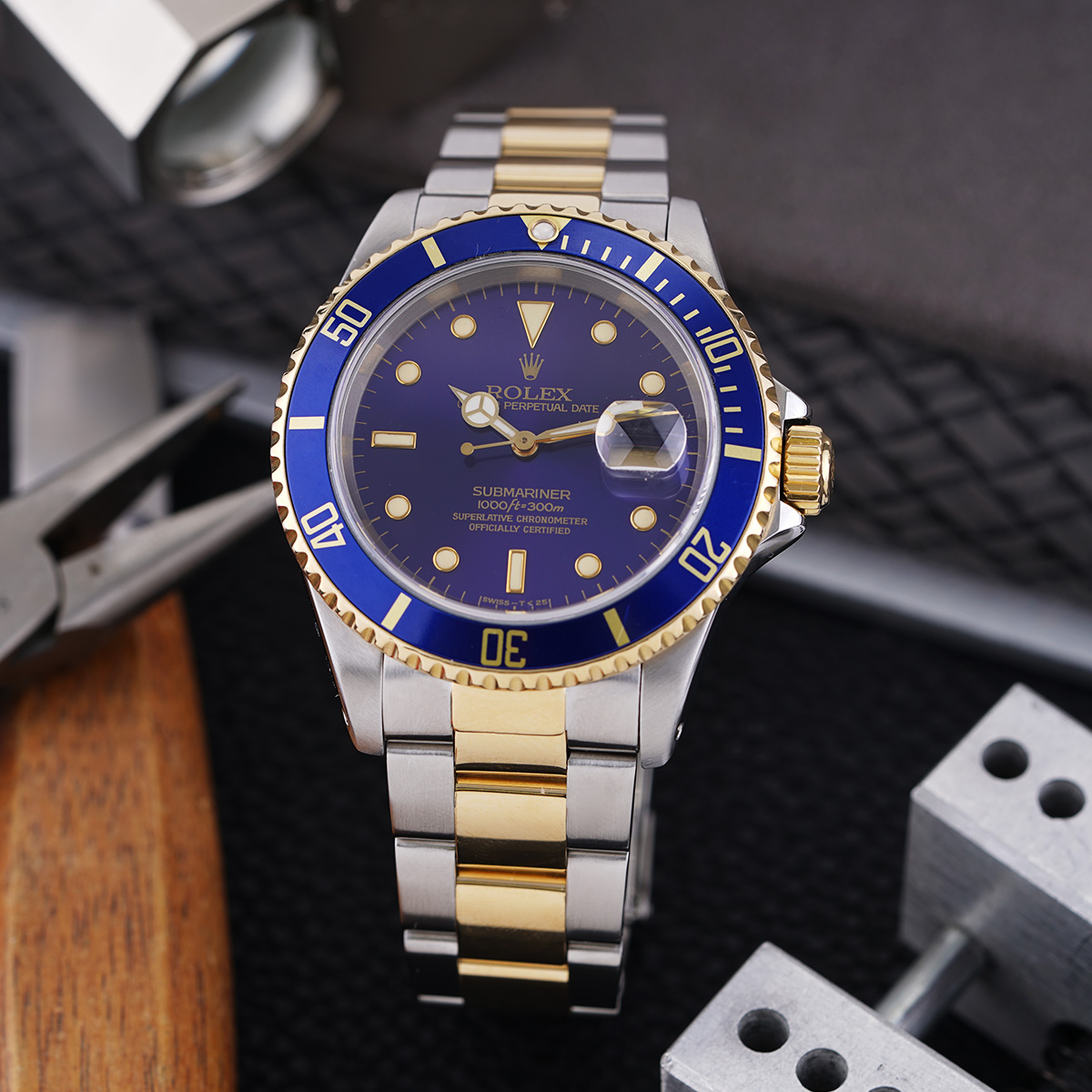 Rolex submariner bicolor clearance blue