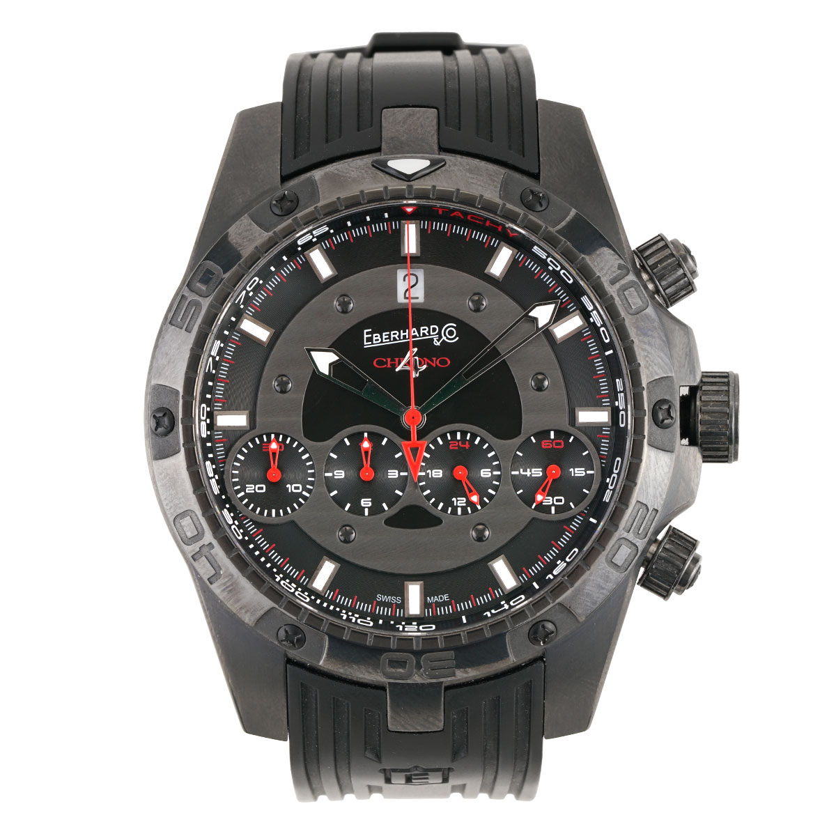 Eberhard Chrono 4 Full Black Injection Circa 2013 | New York