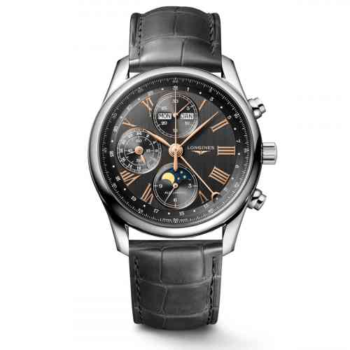 Longines Master Collection Triple Date Moon Phase Chrono Grey