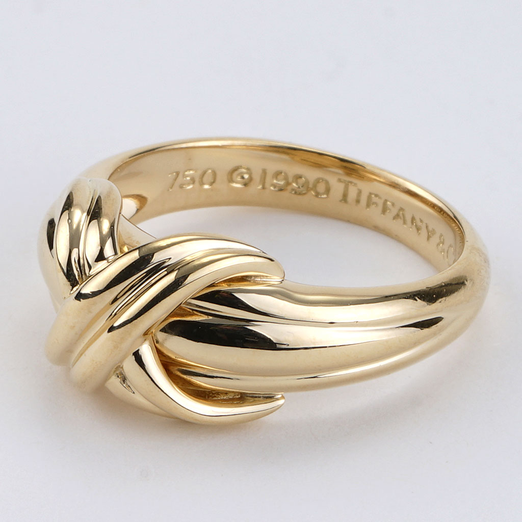 Tiffany & Co. Signature X Collection Ring in Yellow Gold | New 