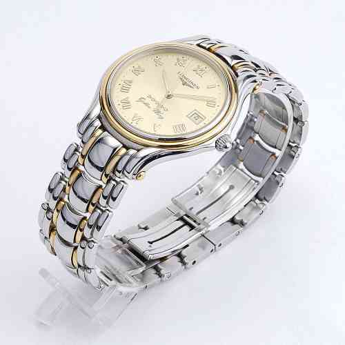Longines Golden Wing Two-tone Stainless 18K Yellow Gold