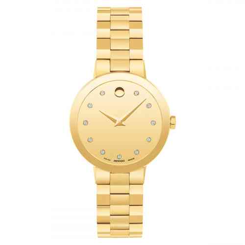 Movado mirror face diamond watch Movado Sapphire Series Diamond Women main image 2