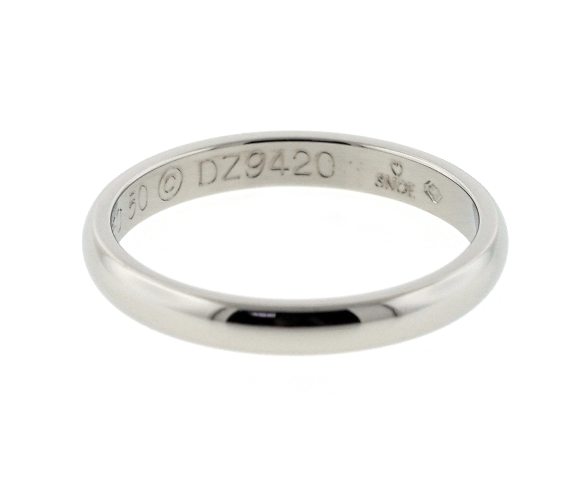 Cartier Classic Wedding Band in Platinum | New York Jewelers Chicago