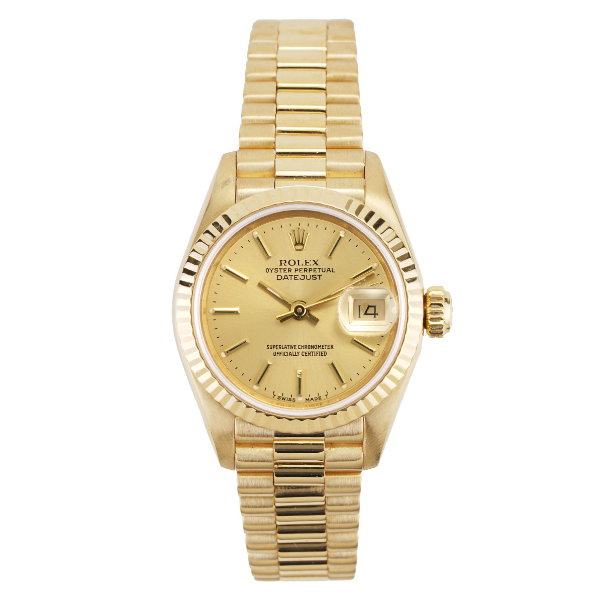 Rolex Lady Datejust President 26mm Circa 1989 New York Jewelers Chicago