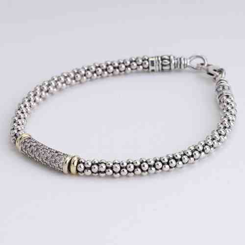 Lagos Caviar Lux 6mm Diamond Caviar Bracelet - 05-81261-DDS – Moyer Fine  Jewelers