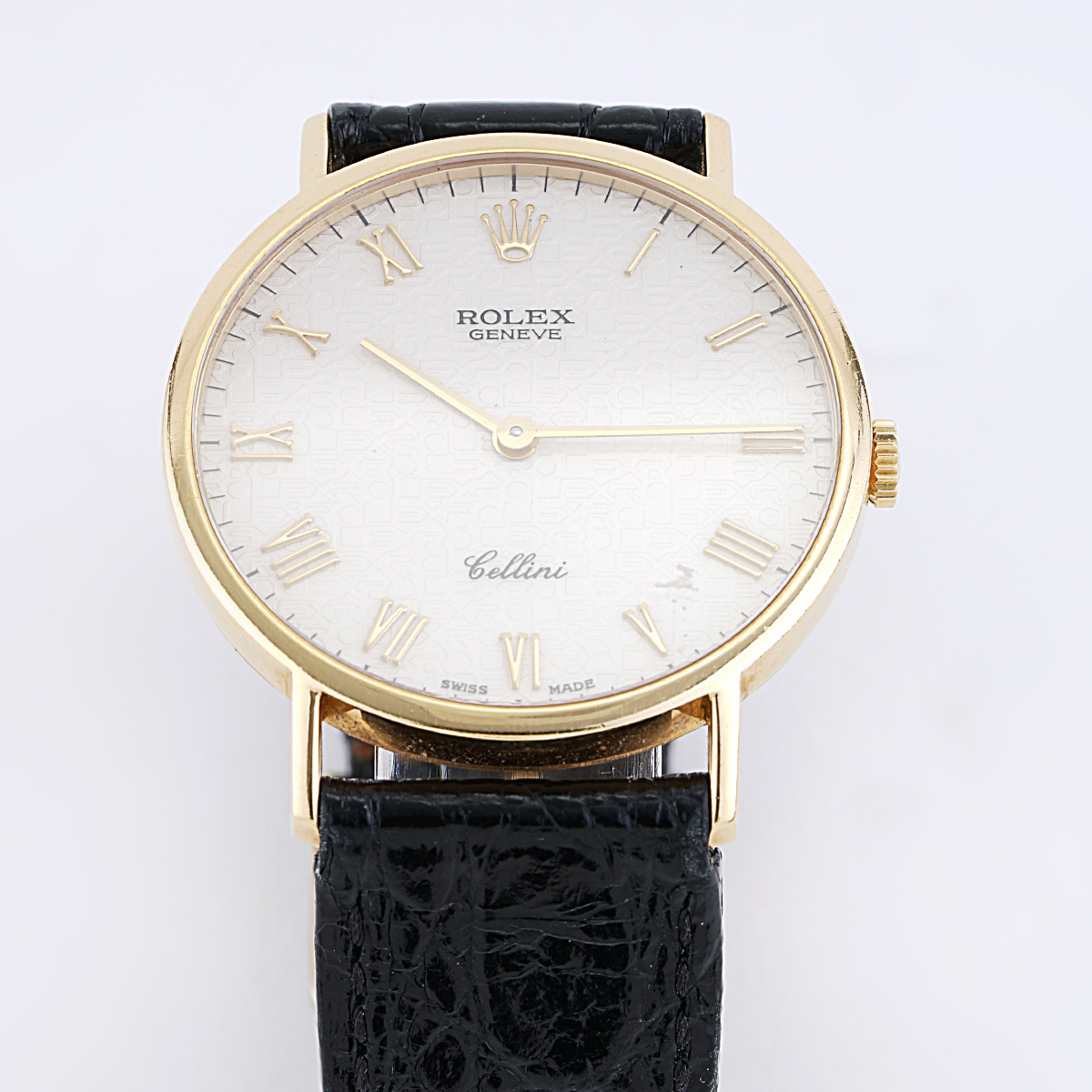 Rolex Cellini 4112 8 Circa 1988 18K Yellow Gold New York