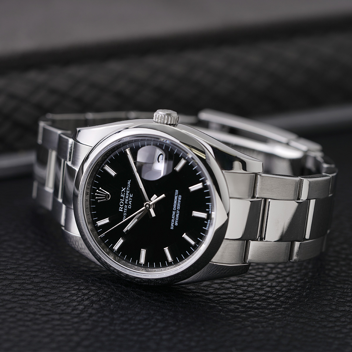 Rolex date 2024 34 black