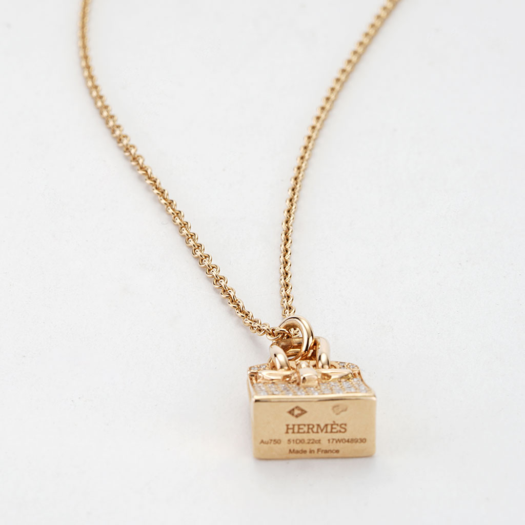 Hermès Birkin Charm Chain Necklace