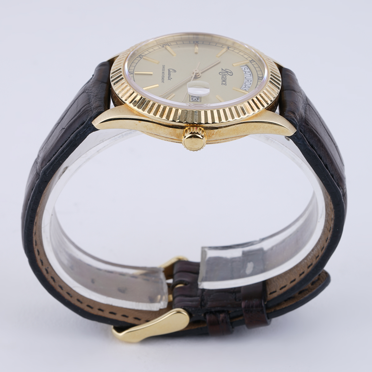 Regence Day Date 14k Yellow Gold 36mm Mens Watch Excellent Regence Day Date 14k Yellow Gold 36mm Mens Watch Excellent