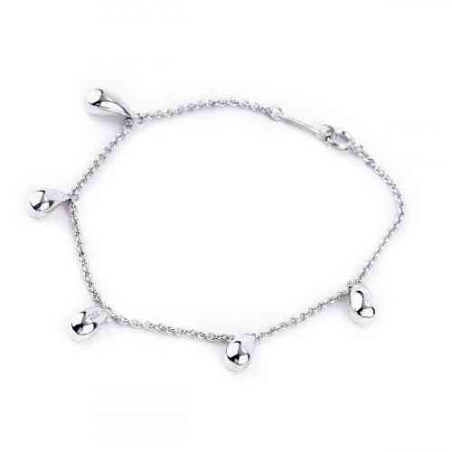 Tiffany & Co. Elsa Peretti Silver Teardrop Bracelet | New York