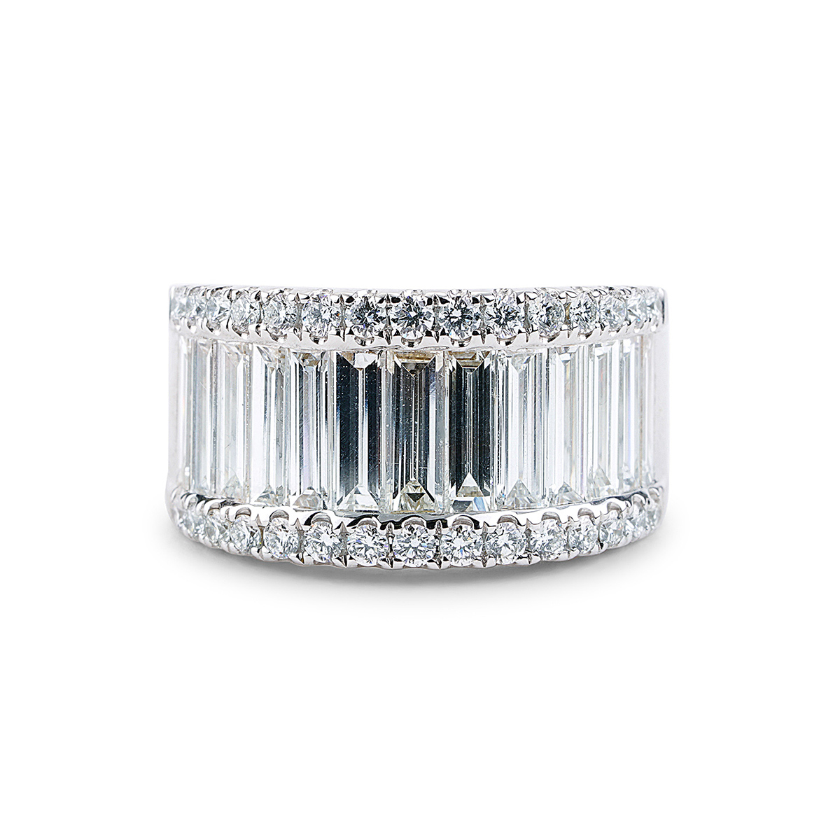 round baguette diamond ring products for sale