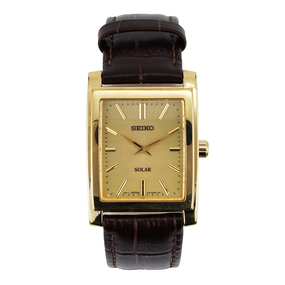 Seiko Solar Yellow Gold PVD Circa 2017 | New York Jewelers Chicago