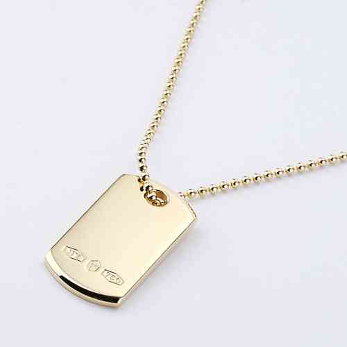 ネックレス・チョーカー Makers I.D. Tag Pendant in Sterling Silver, 24\" 925 Sterling Silver Bujukan Diamond ID Necklace @ $210. Shop