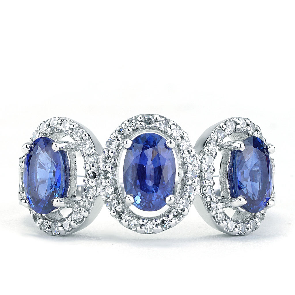98% Purple Carat Oval Tanzanite Ring White Gold, Size: 4mm at Rs  35000/piece in Jaipur