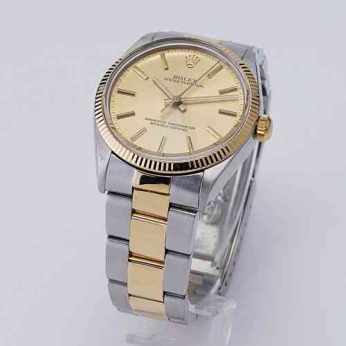 Two Tone Rolex Oyster Perpetual 34 mm | New York Jewelers Chicago