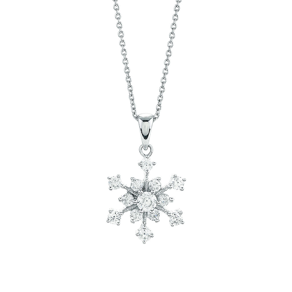 Can Be Shipped Within 48 Hours 0.5 Carat 5mm Moissan Diamond Single Diamond  Snowflake Pendant Necklace 925 Silver Chain Lady - China Tennis Chain and  Moissanite Tennis Chain price | Made-in-China.com