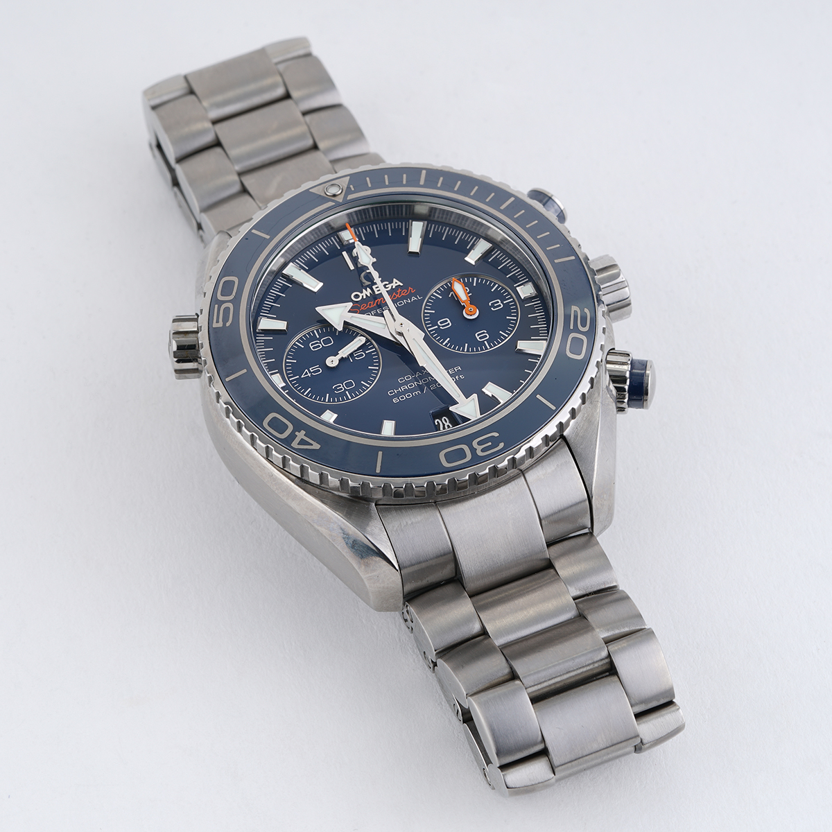 Omega Seamaster Planet Ocean Chronograph Circa 2012 New York Jewelers Chicago