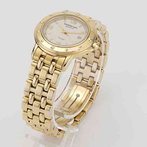 美品》RAYMOND WEIL tango 腕時計ゴールド ストーン 5360 Ladies 