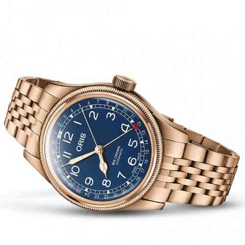 Oris Big Crown Bronze Pointer Date Blue Dial