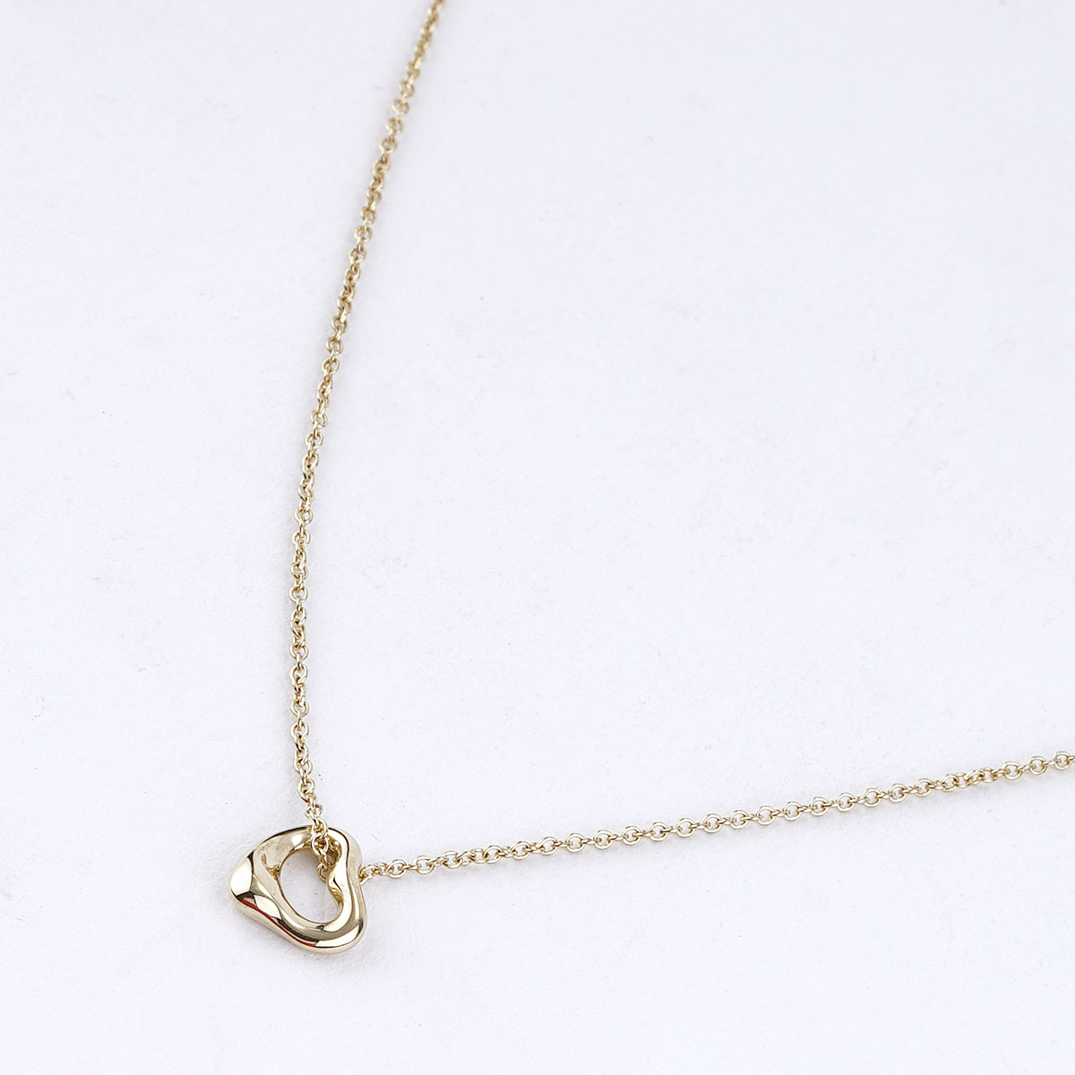 Buy Tiffany Elsa Peretti Open Heart Lariat Pendant Sterling Silver For  Tiffany & Co. Necklace & Pendant