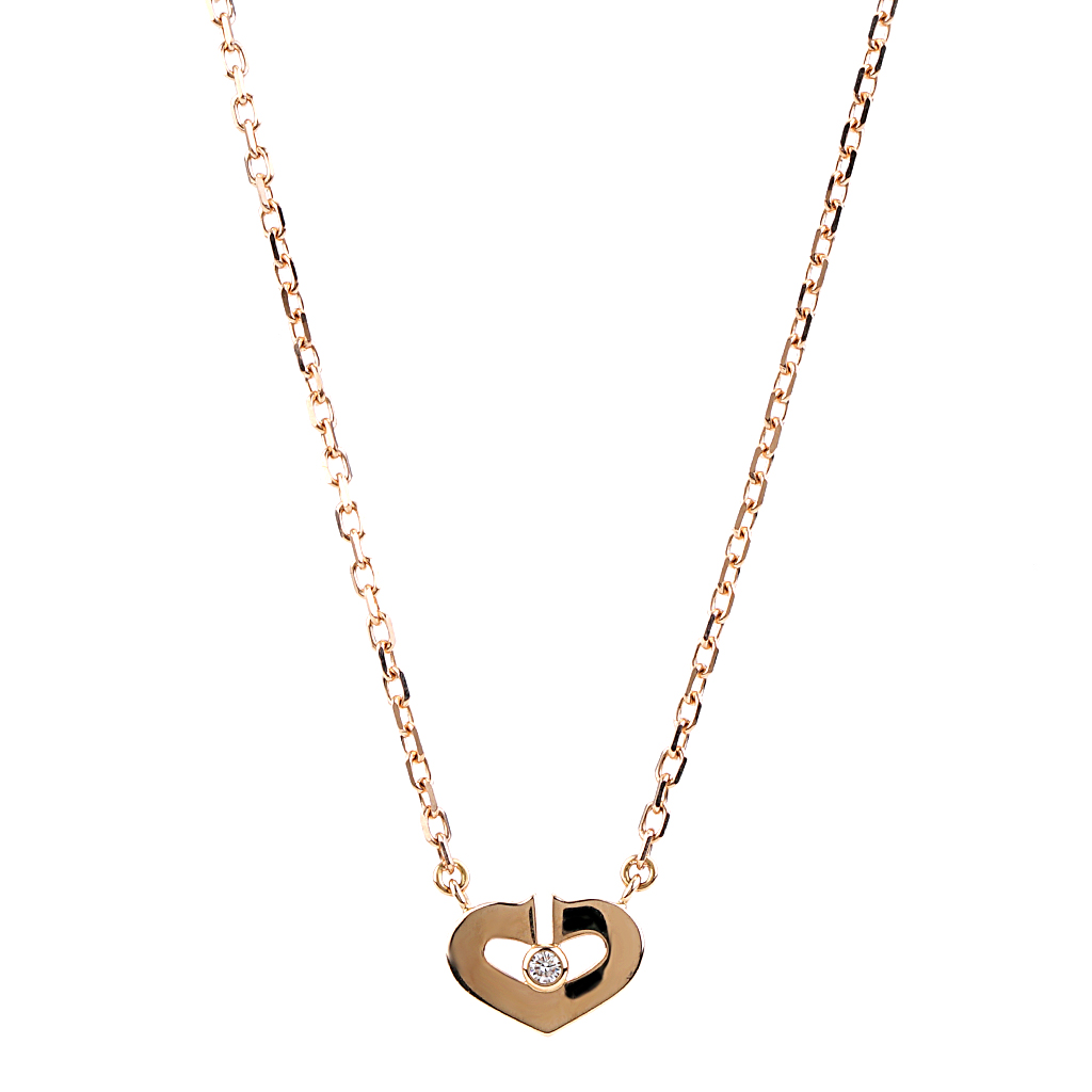 Cartier necklace store heart