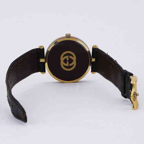 Gucci Gucci Synk Sink Sherry Line Rubber Watch Black P14419 – NUIR VINTAGE