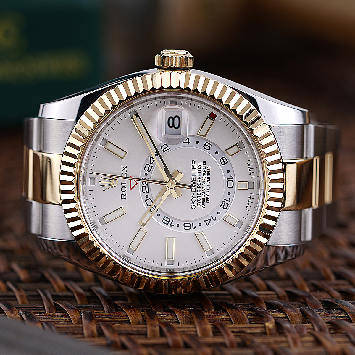 Rolex Skydweller Two Tone Silver Dial 326933 New York Jewelers